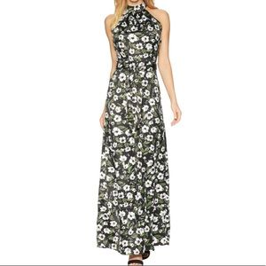 Bebe Floral Halter Dress